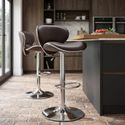Duo Bar Stool Brown