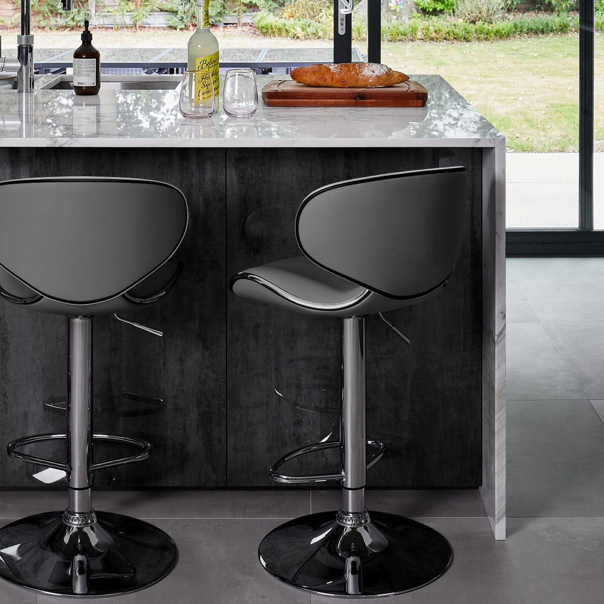 Duo Bar Stool Grey