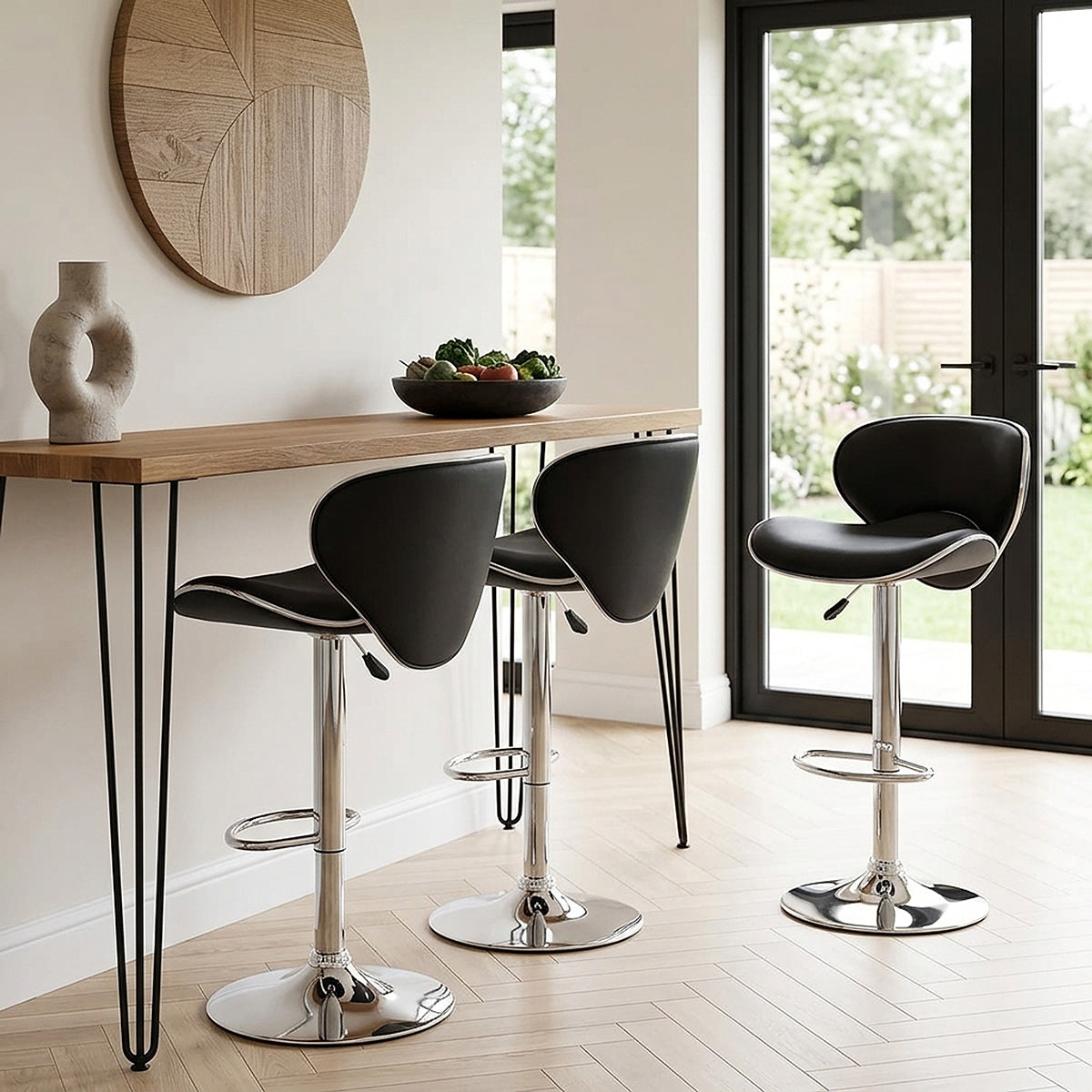 Duo Bar Stool Black