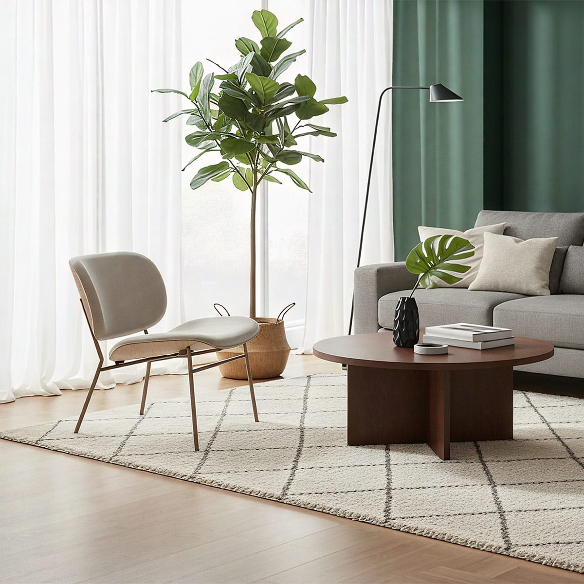 Dusk Chair Beige Fabric