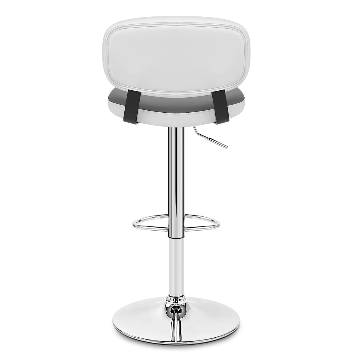 Edge Bar Stool White & Grey