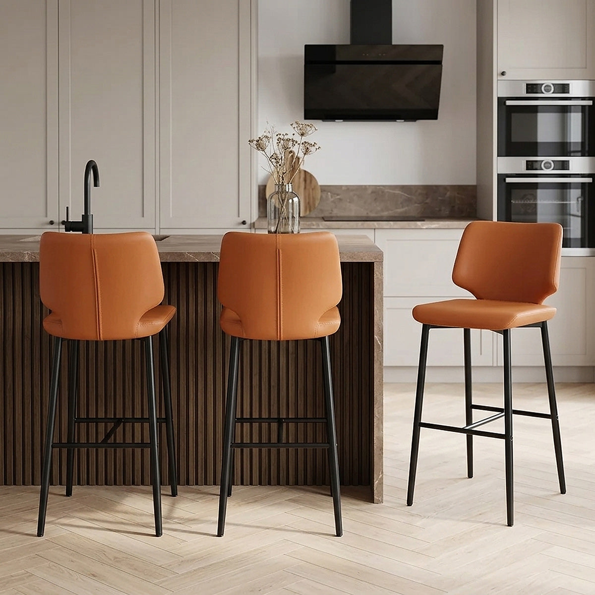 Elan Bar Stool Burnt Orange