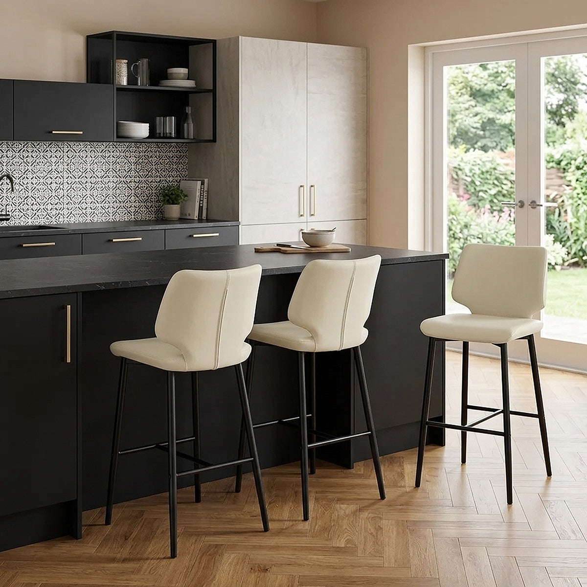 Elan Bar Stool Cream