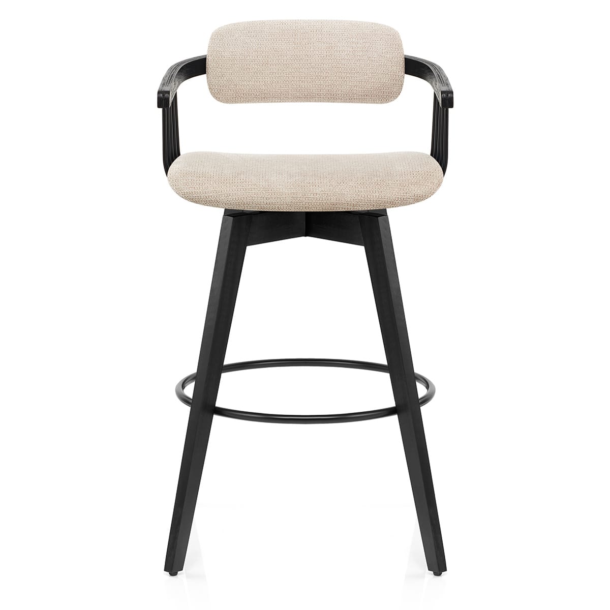 Electra Bar Stool Beige Fabric