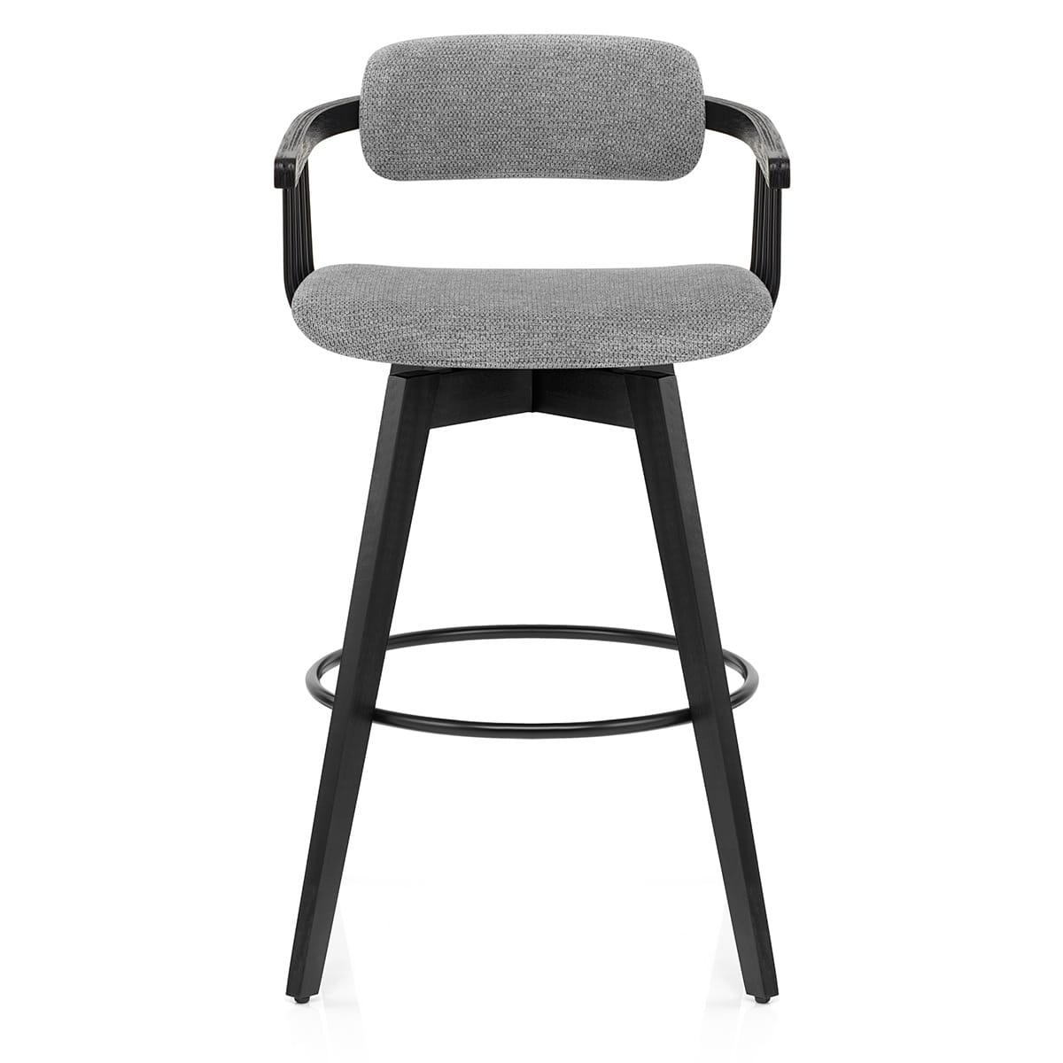 Electra Bar Stool Grey Fabric