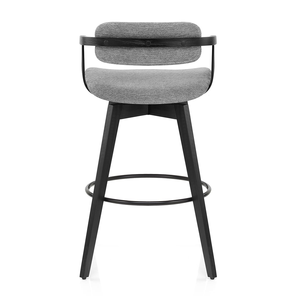 Electra Bar Stool Grey Fabric