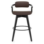 Electra Real Leather Stool Brown
