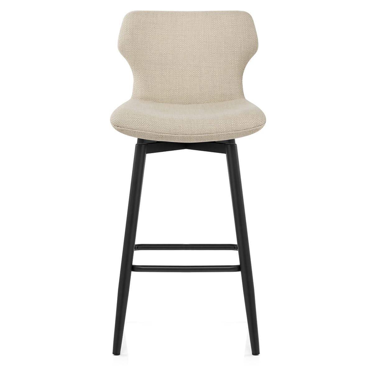 Elle Bar Stool Beige Fabric