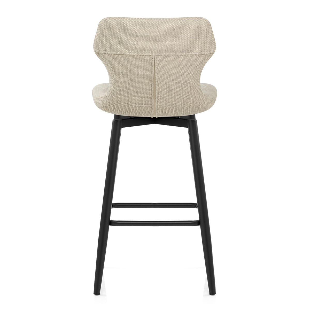Elle Bar Stool Beige Fabric