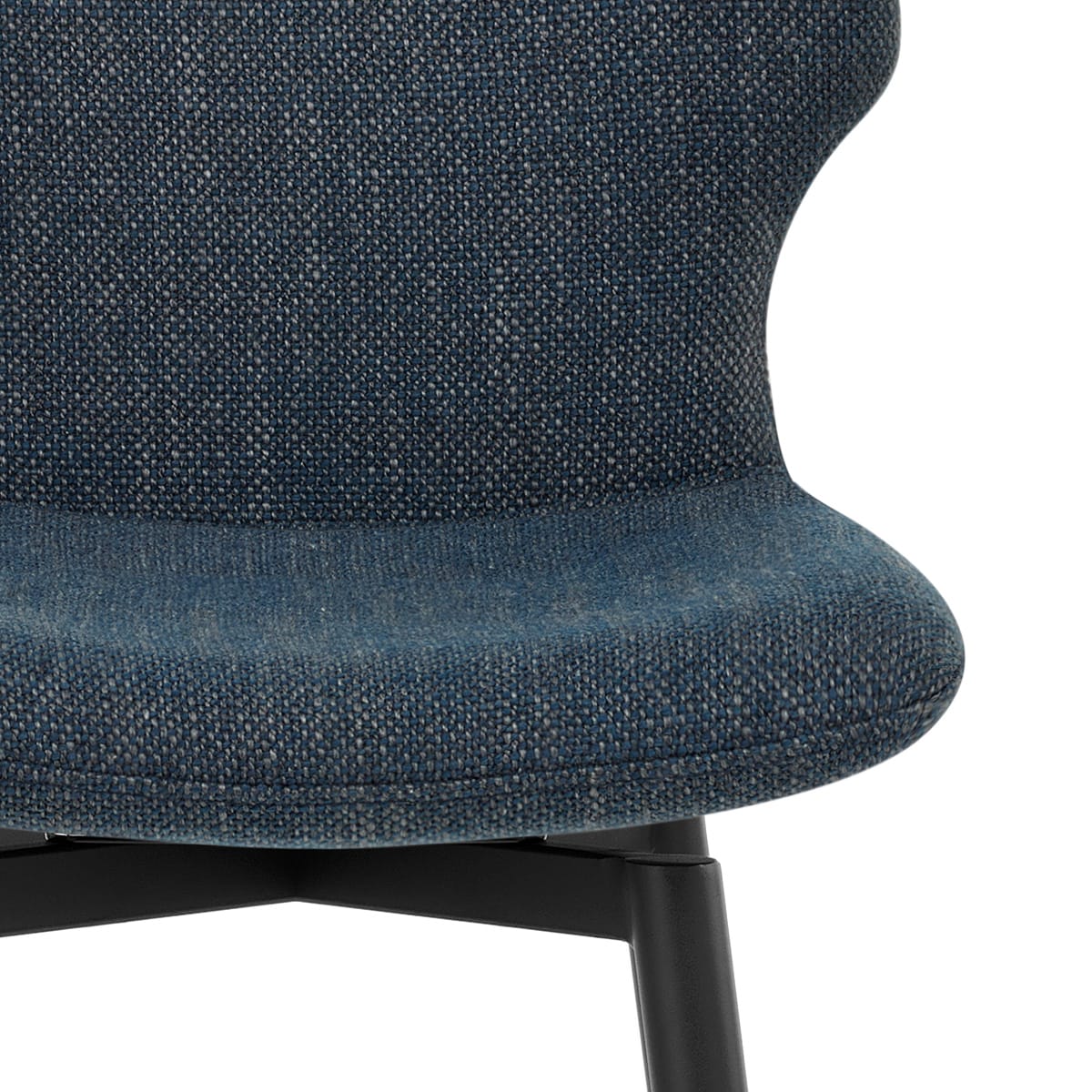 Elle Bar Stool Dark Blue Fabric