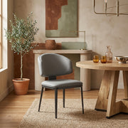 Elton Graphite Dining Chair Light Grey
