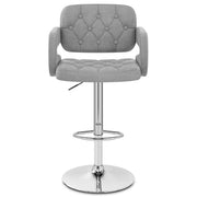 Encore Bar Stool Light Grey Fabric