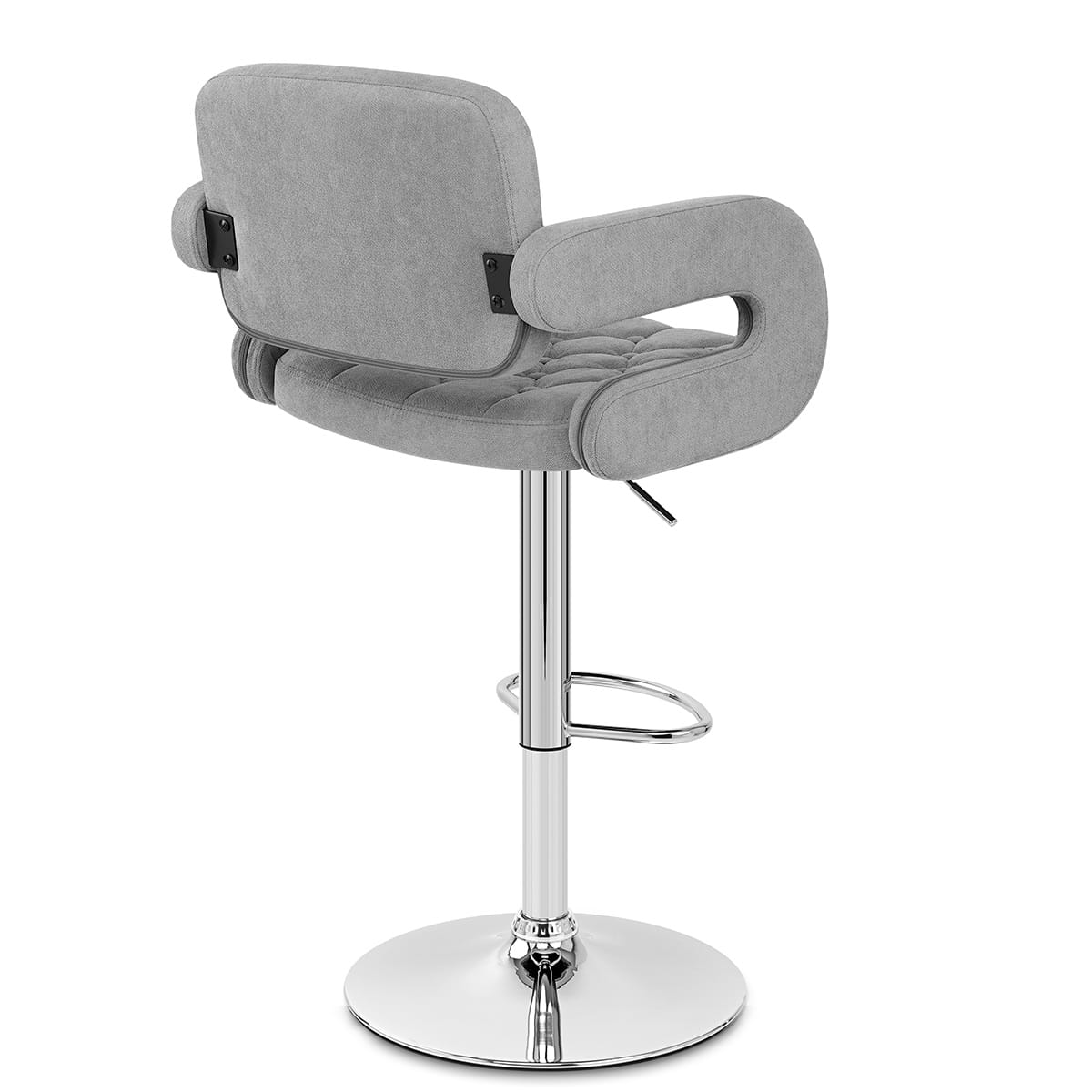 Encore Bar Stool Light Grey Fabric