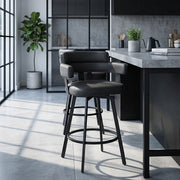 Enzo Bar Stool Black