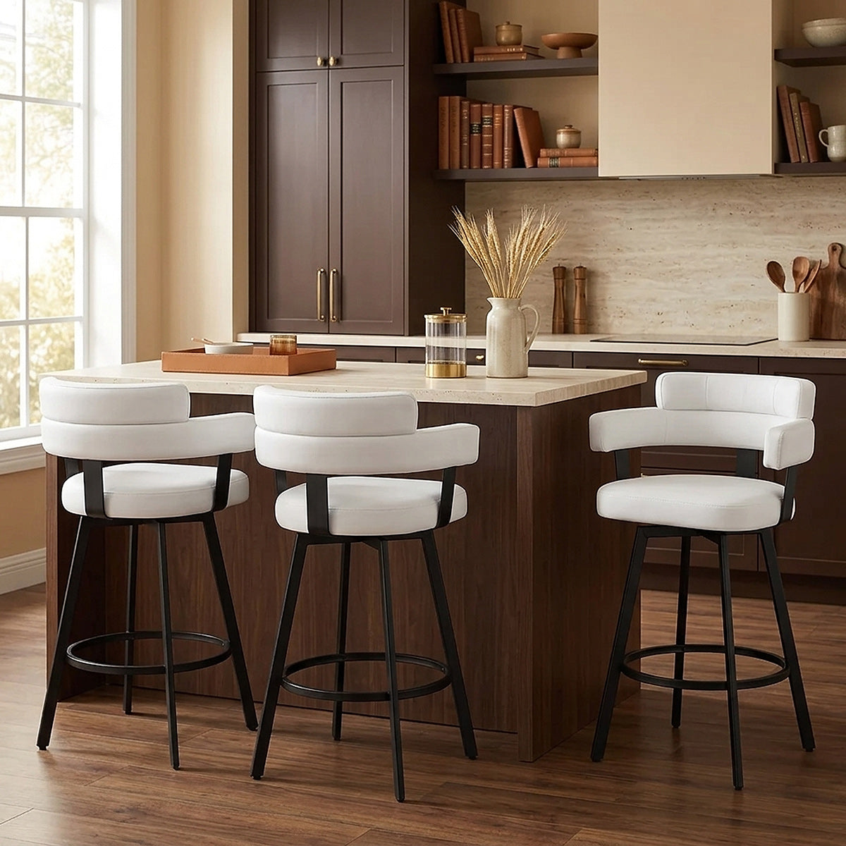 Enzo Bar Stool White