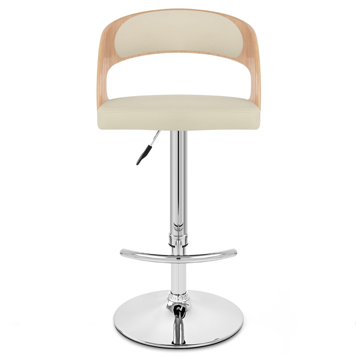 Eve Oak Bar Stool Cream