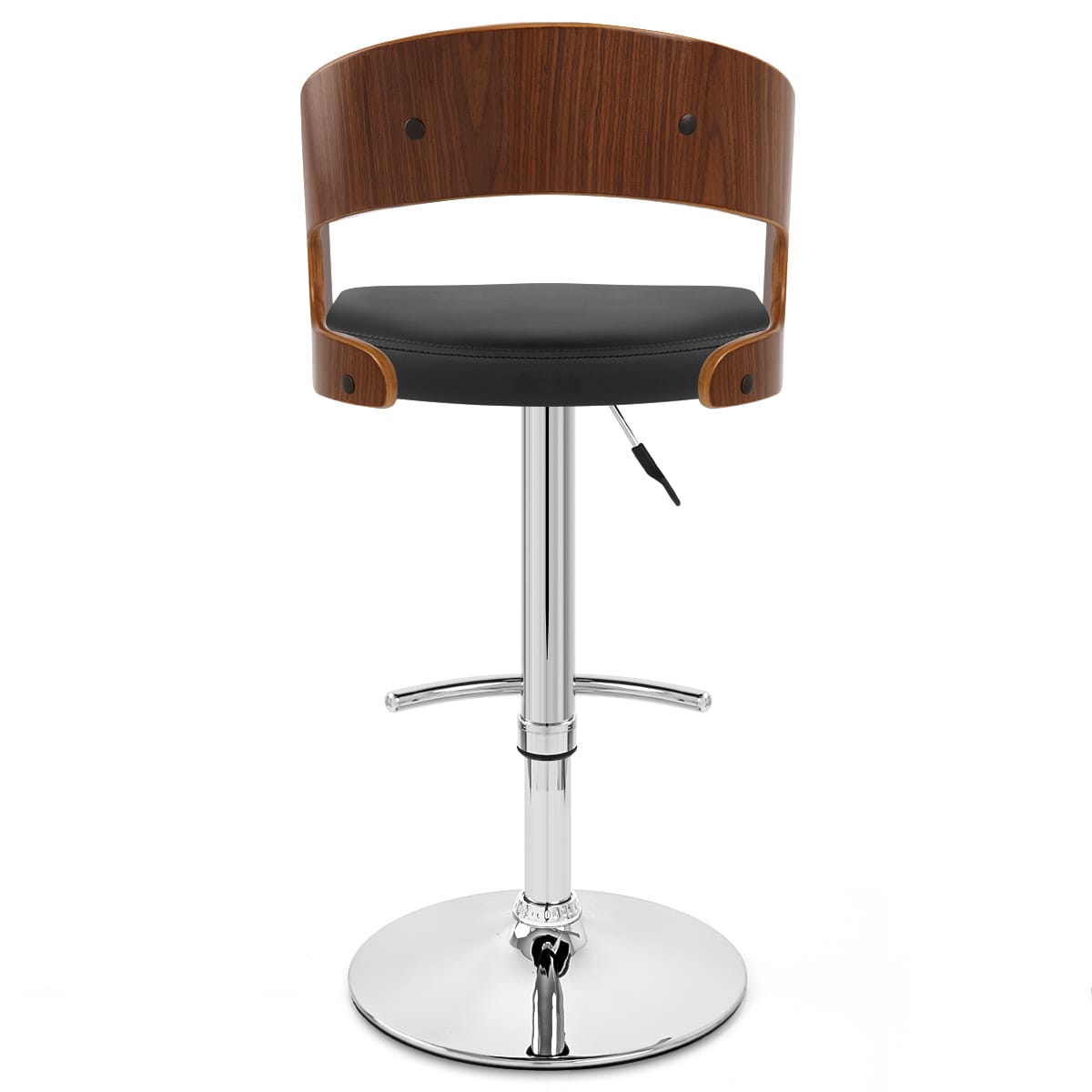 Eve Wooden Bar Stool Black