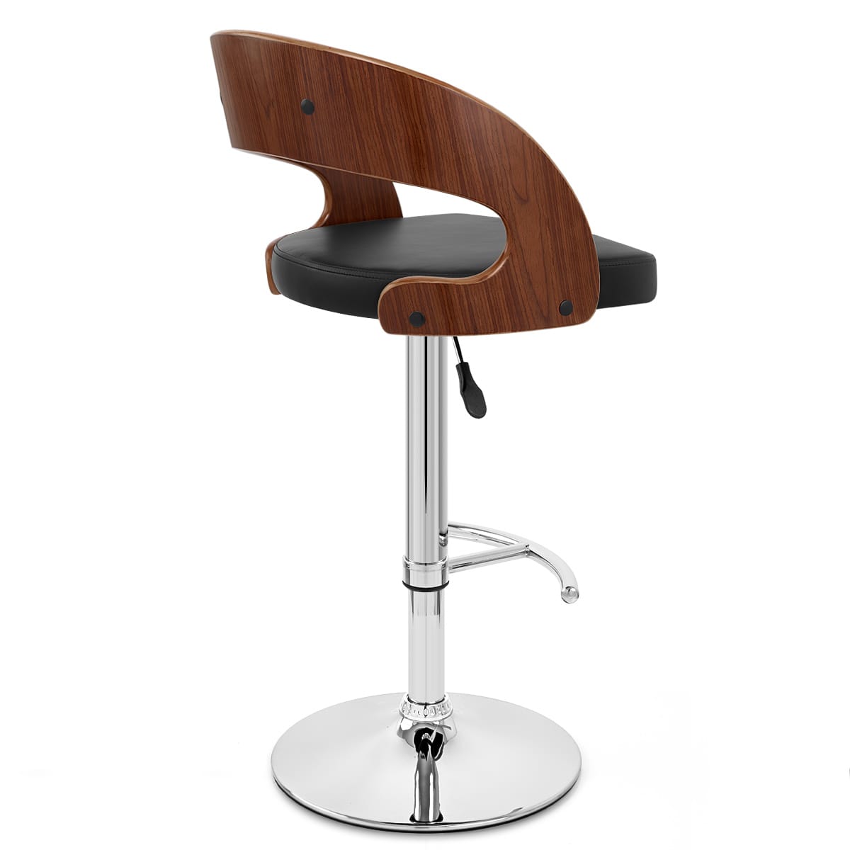 Eve Wooden Bar Stool Black
