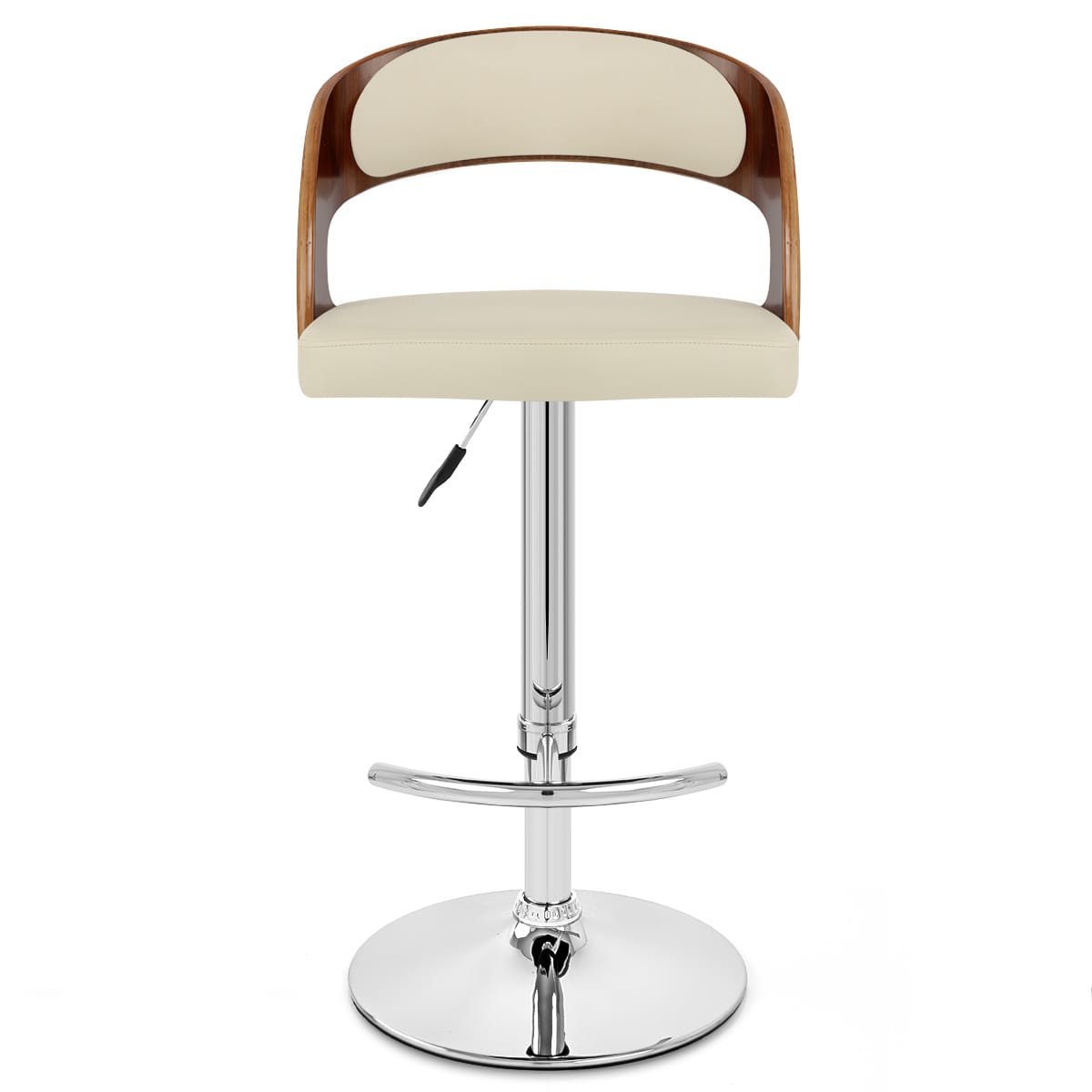 Eve Wooden Bar Stool Cream