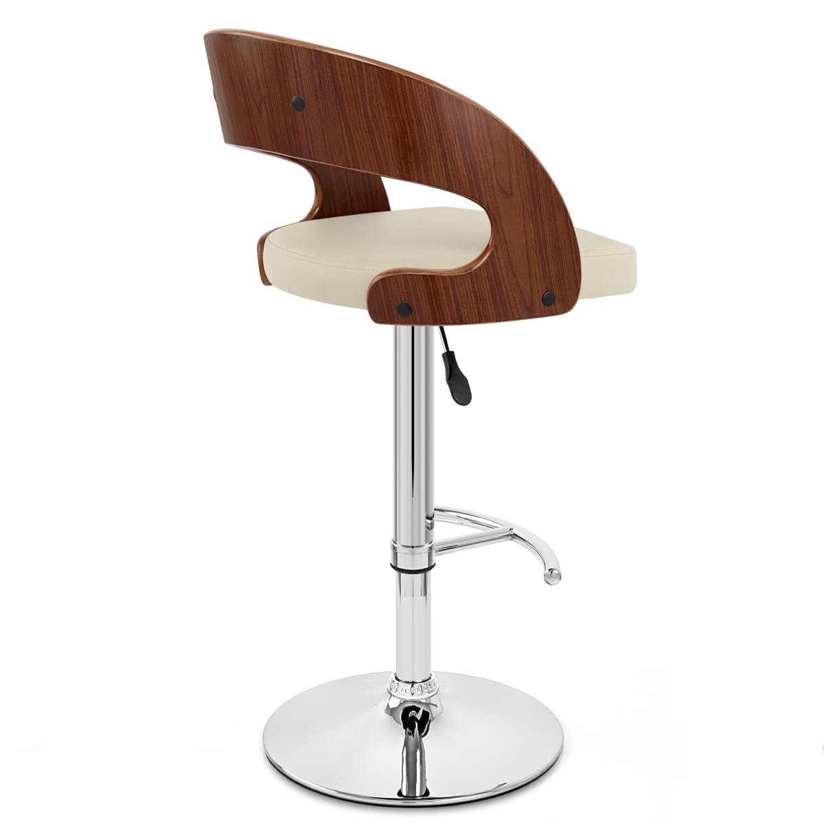 Eve Wooden Bar Stool Cream