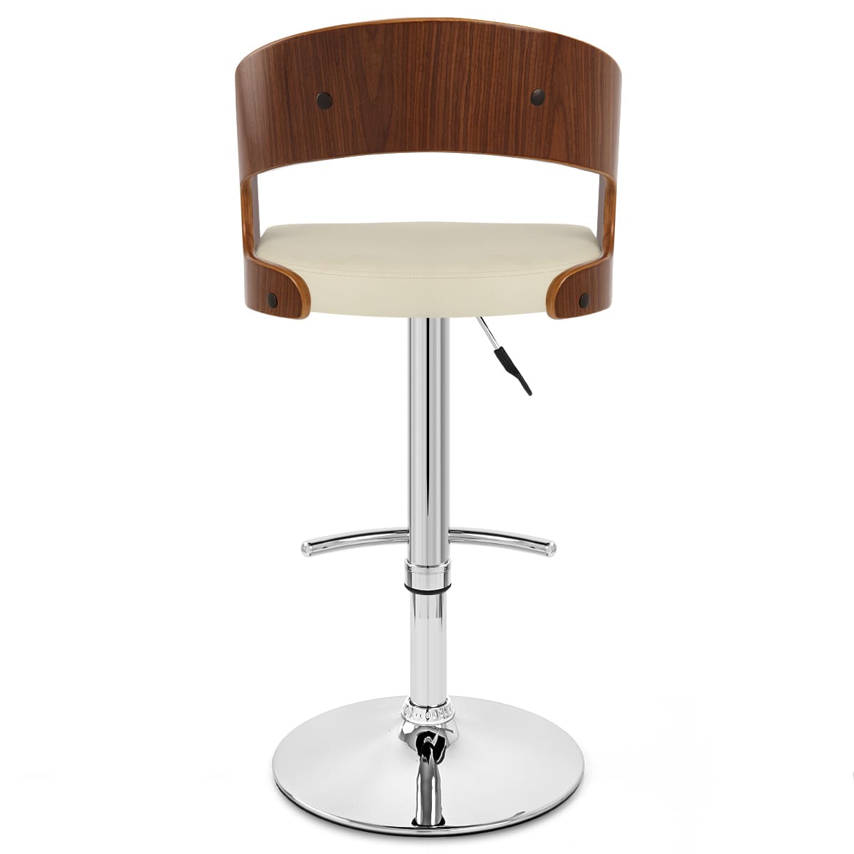 Eve Wooden Bar Stool Cream