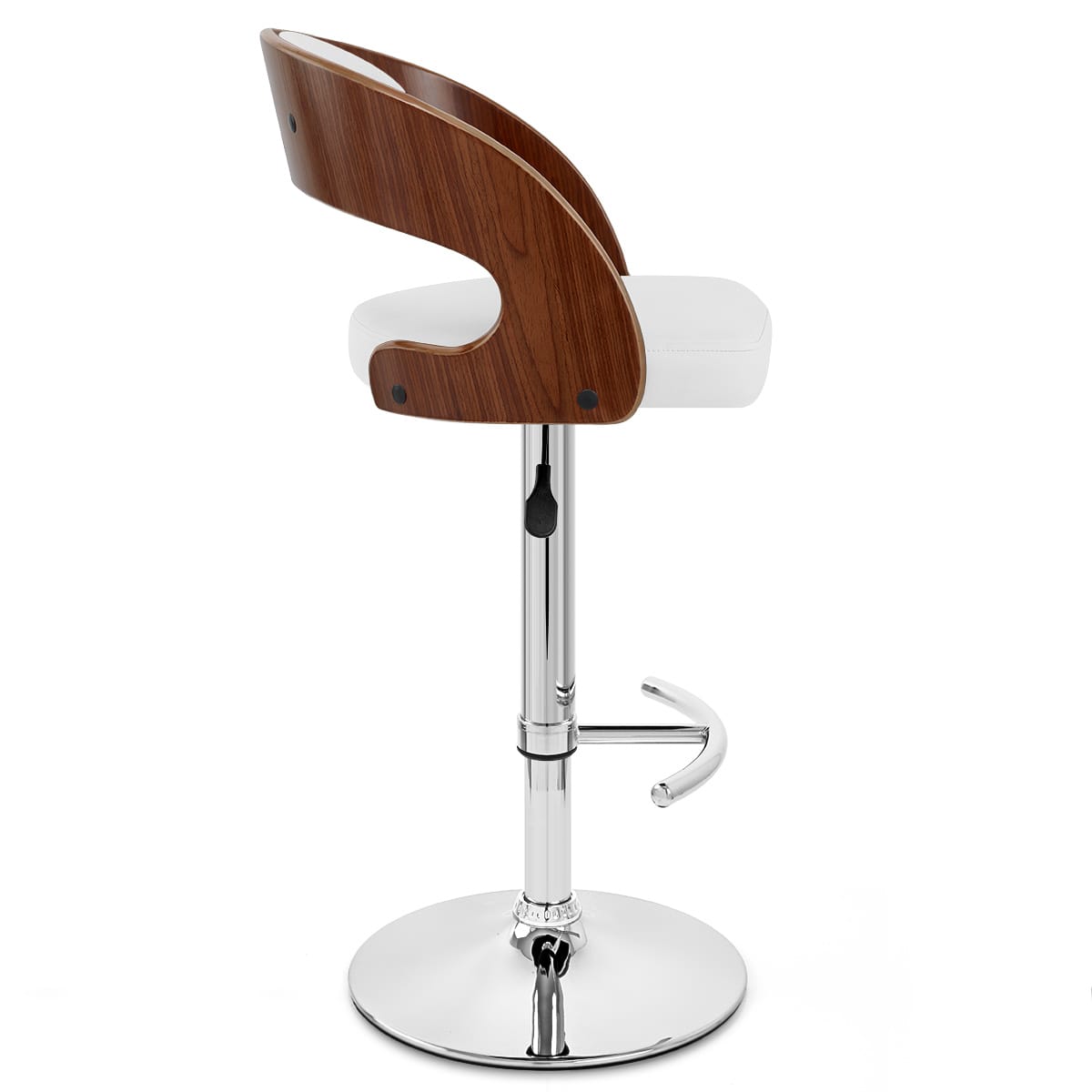 Eve Wooden Bar Stool White