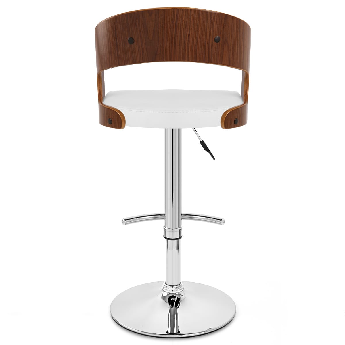 Eve Wooden Bar Stool White