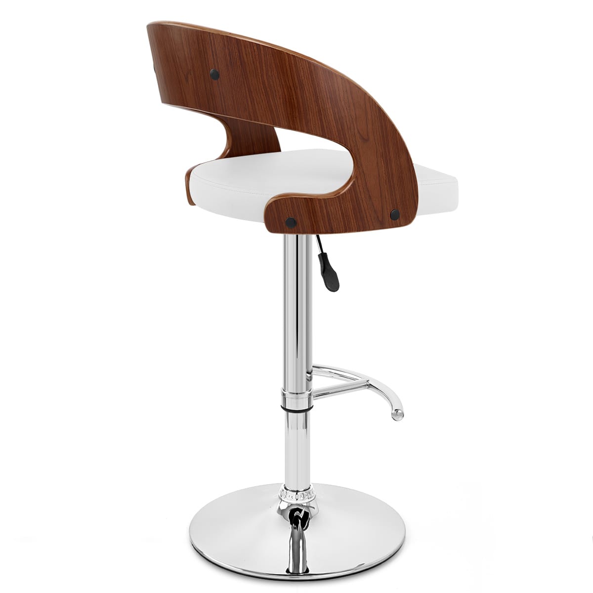Eve Wooden Bar Stool White