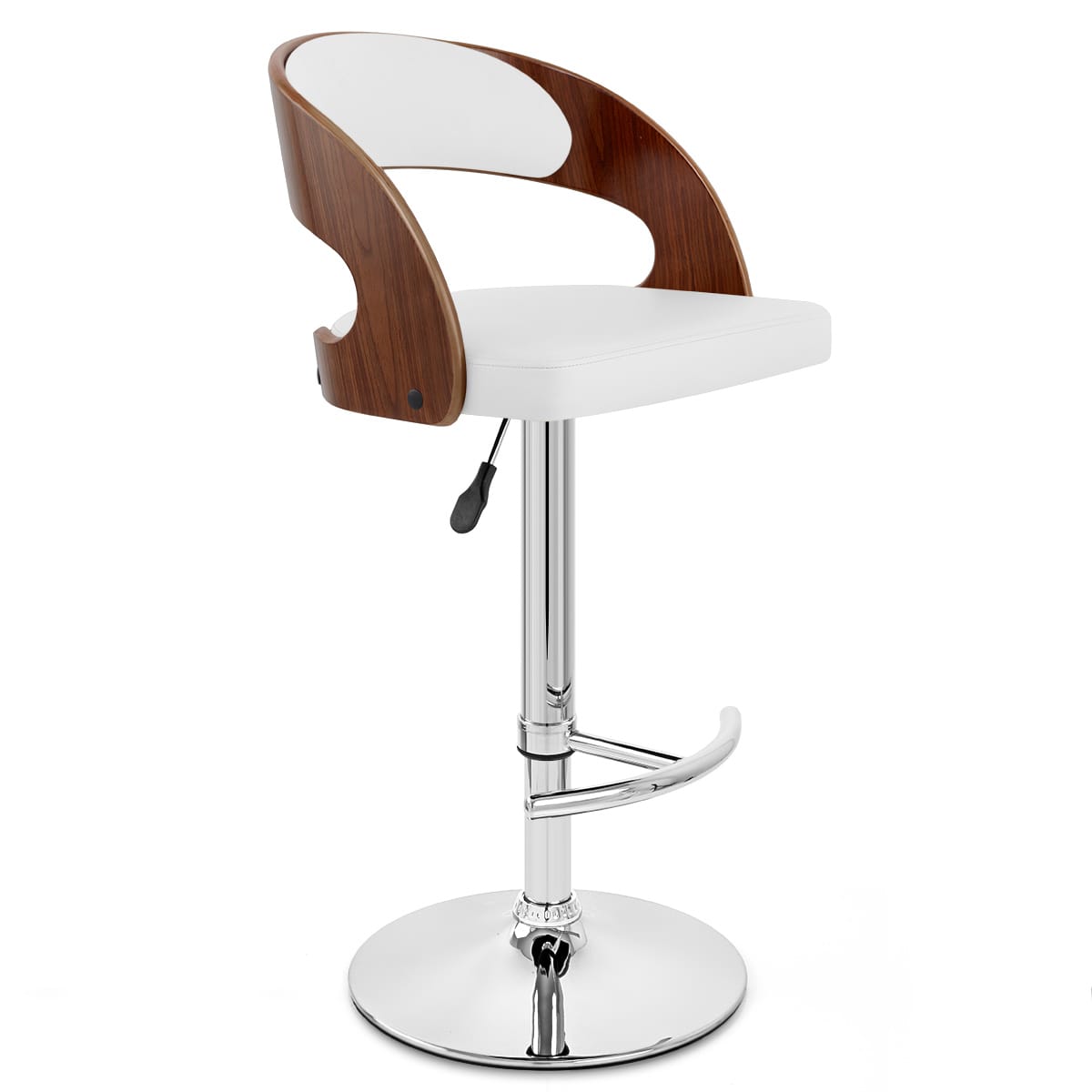 Eve Wooden Bar Stool White
