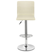 Fabio Real Leather Stool Cream