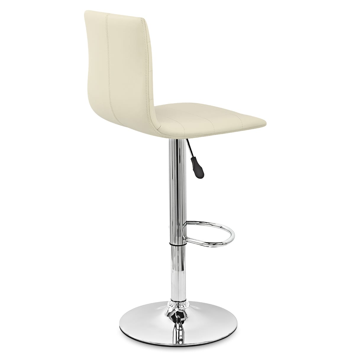 Fabio Real Leather Stool Cream