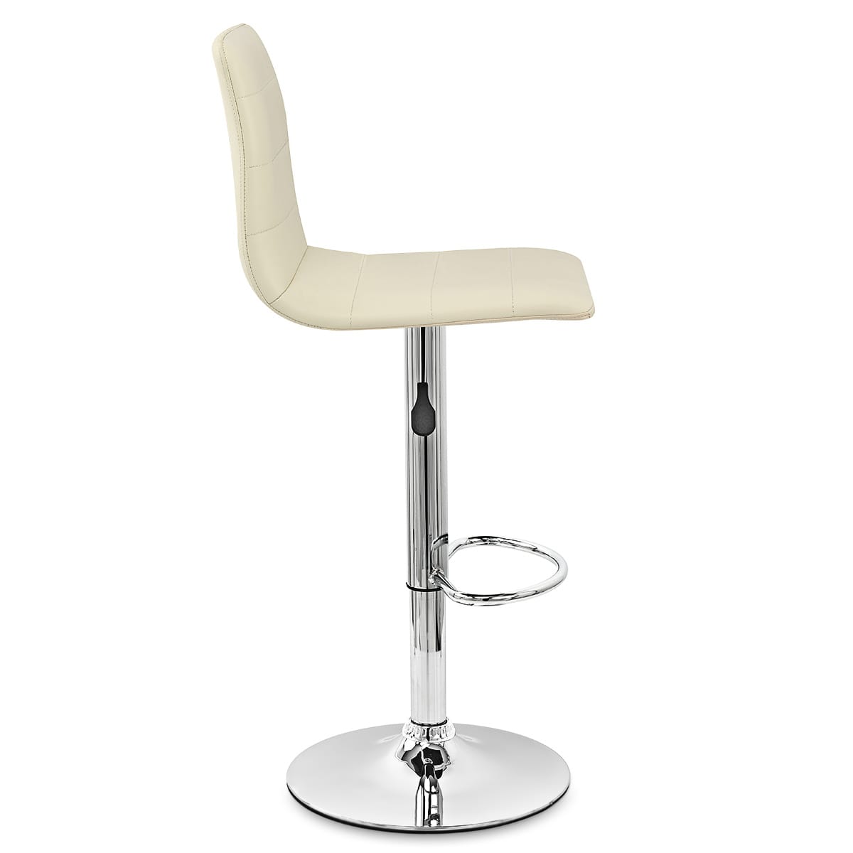 Fabio Real Leather Stool Cream
