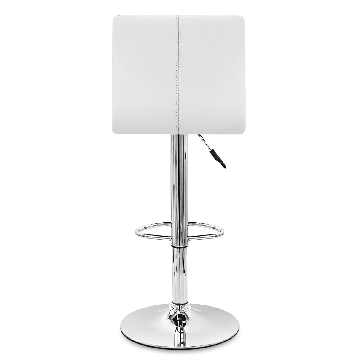 Fabio Real Leather Stool White