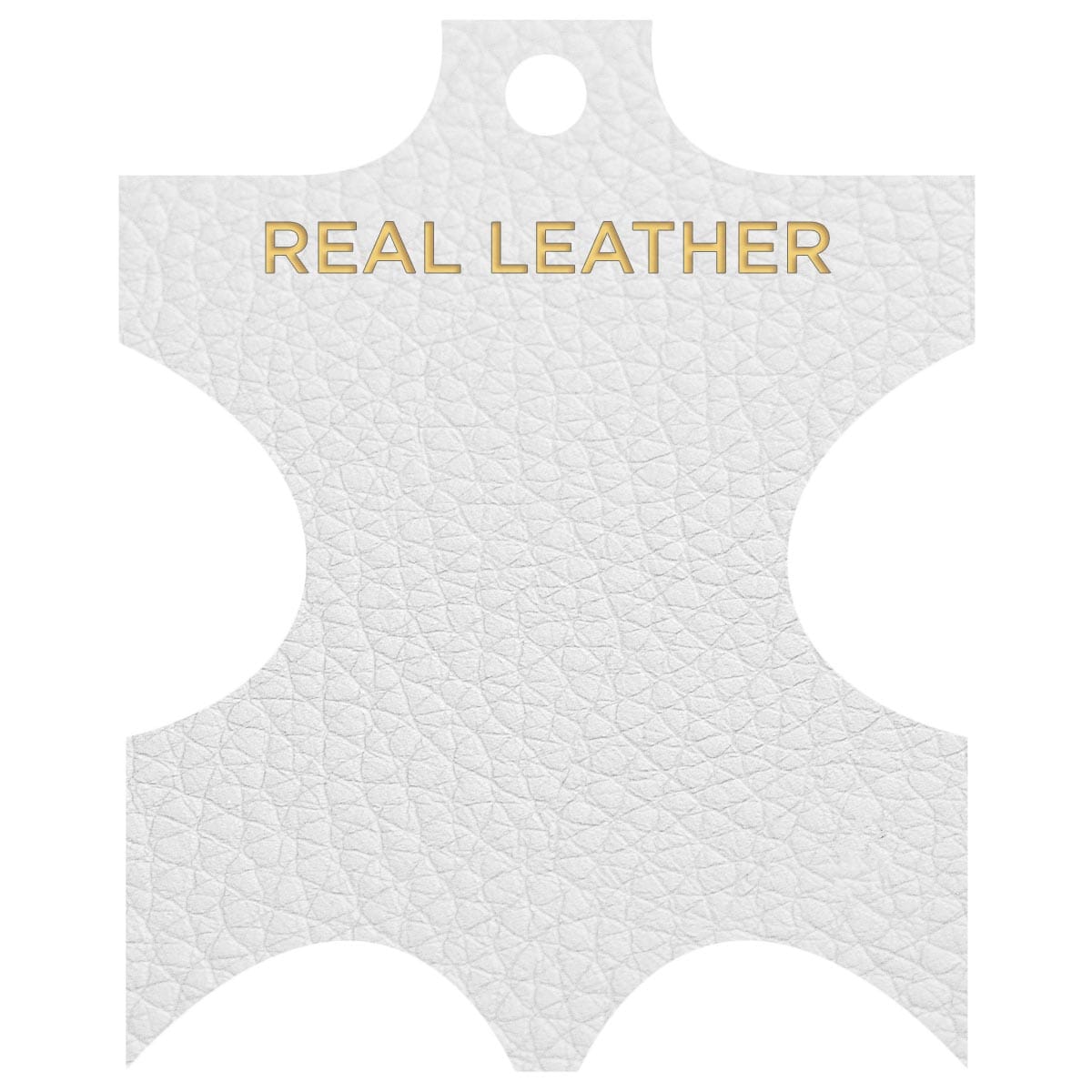 Fabio Real Leather Stool White