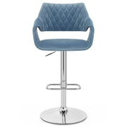 Fairfield Bar Stool Blue Velvet