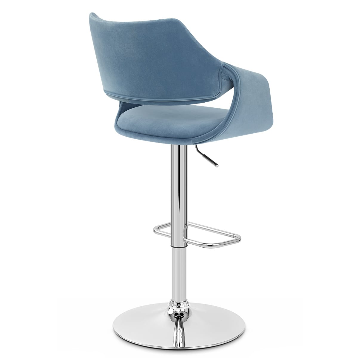 Fairfield Bar Stool Blue Velvet