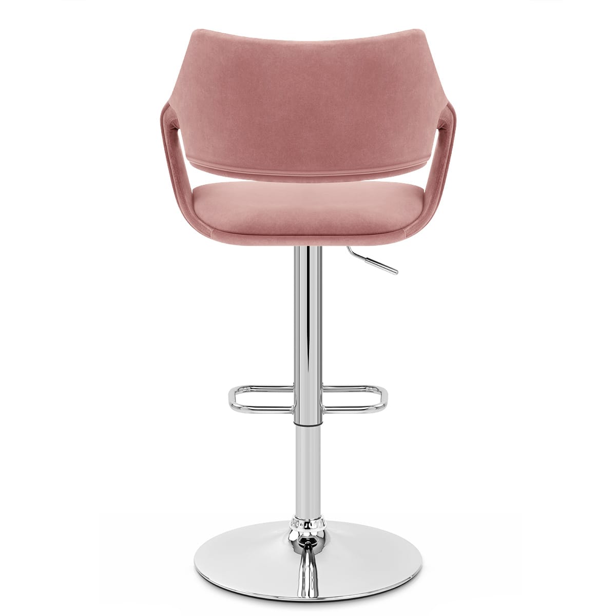 Fairfield Bar Stool Pink Velvet
