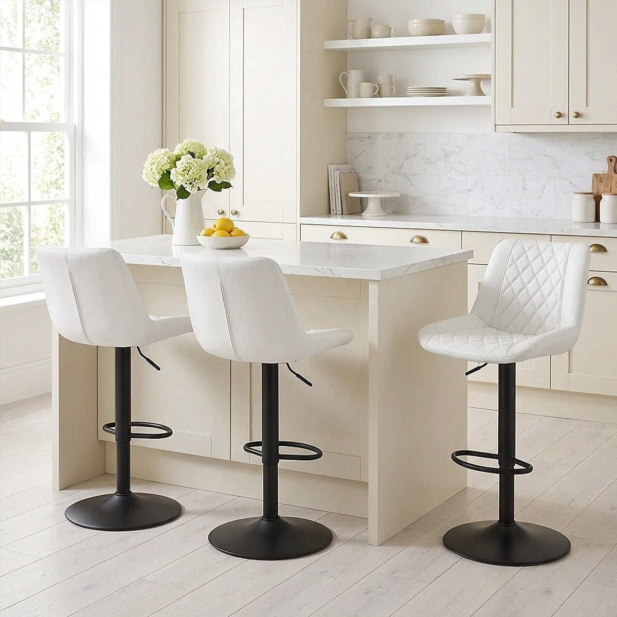 Faro Bar Stool White