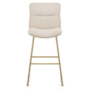 Finley Gold Stool Champagne Boucle