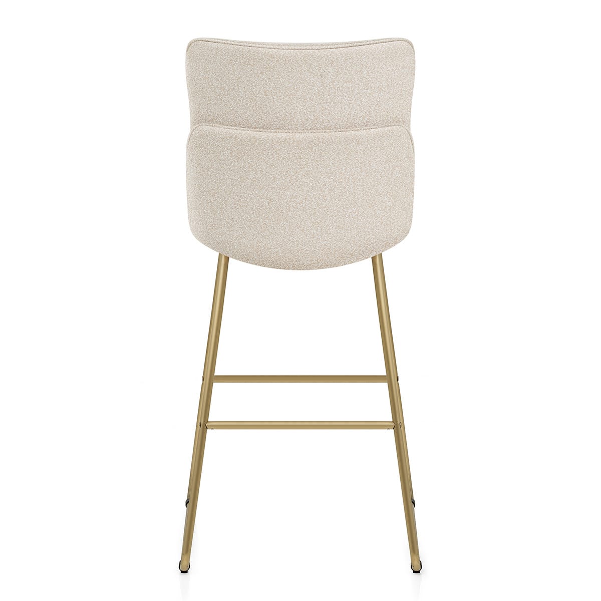 Finley Gold Stool Champagne Boucle