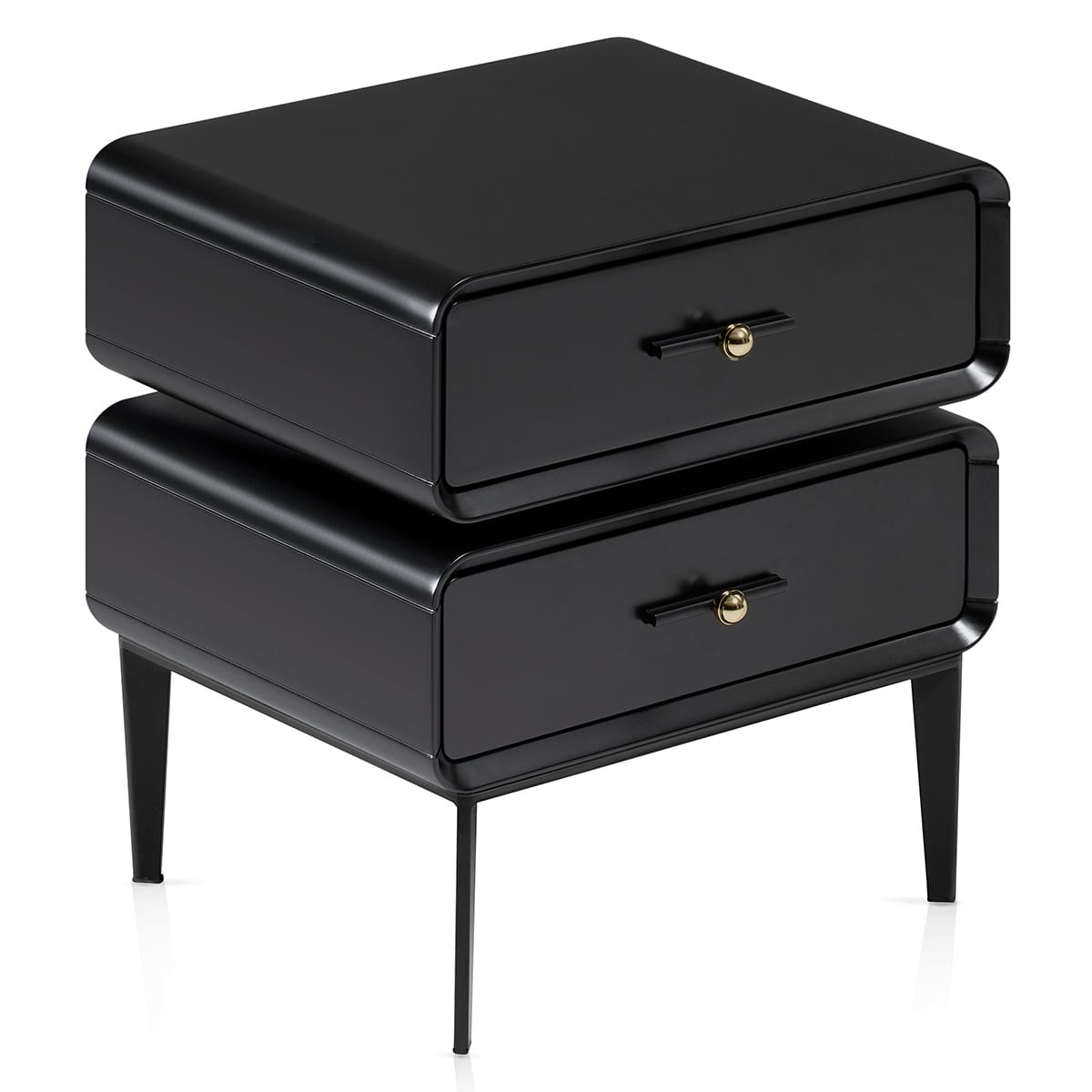 Florence Bedside Table Black