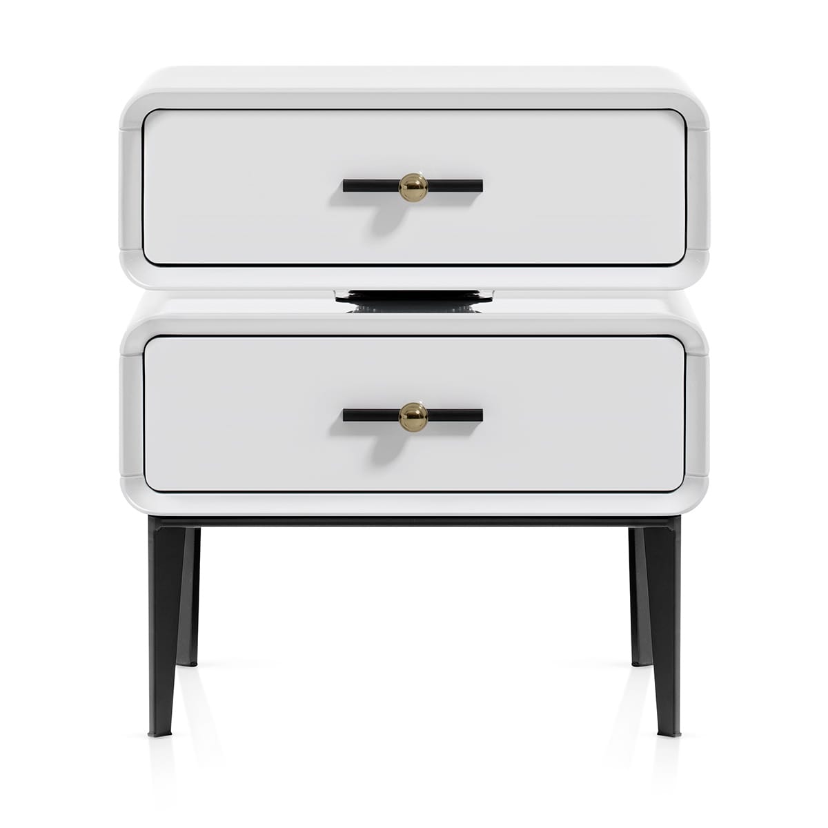 Florence Bedside Table White