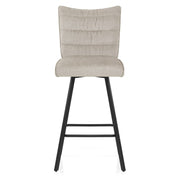 Forte Bar Stool Beige Fabric
