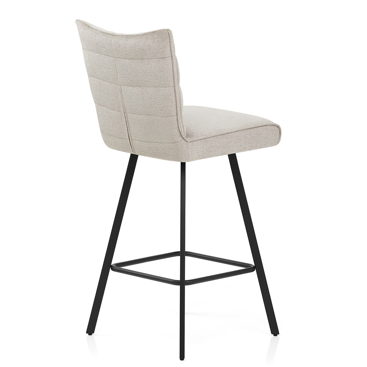 Forte Bar Stool Beige Fabric