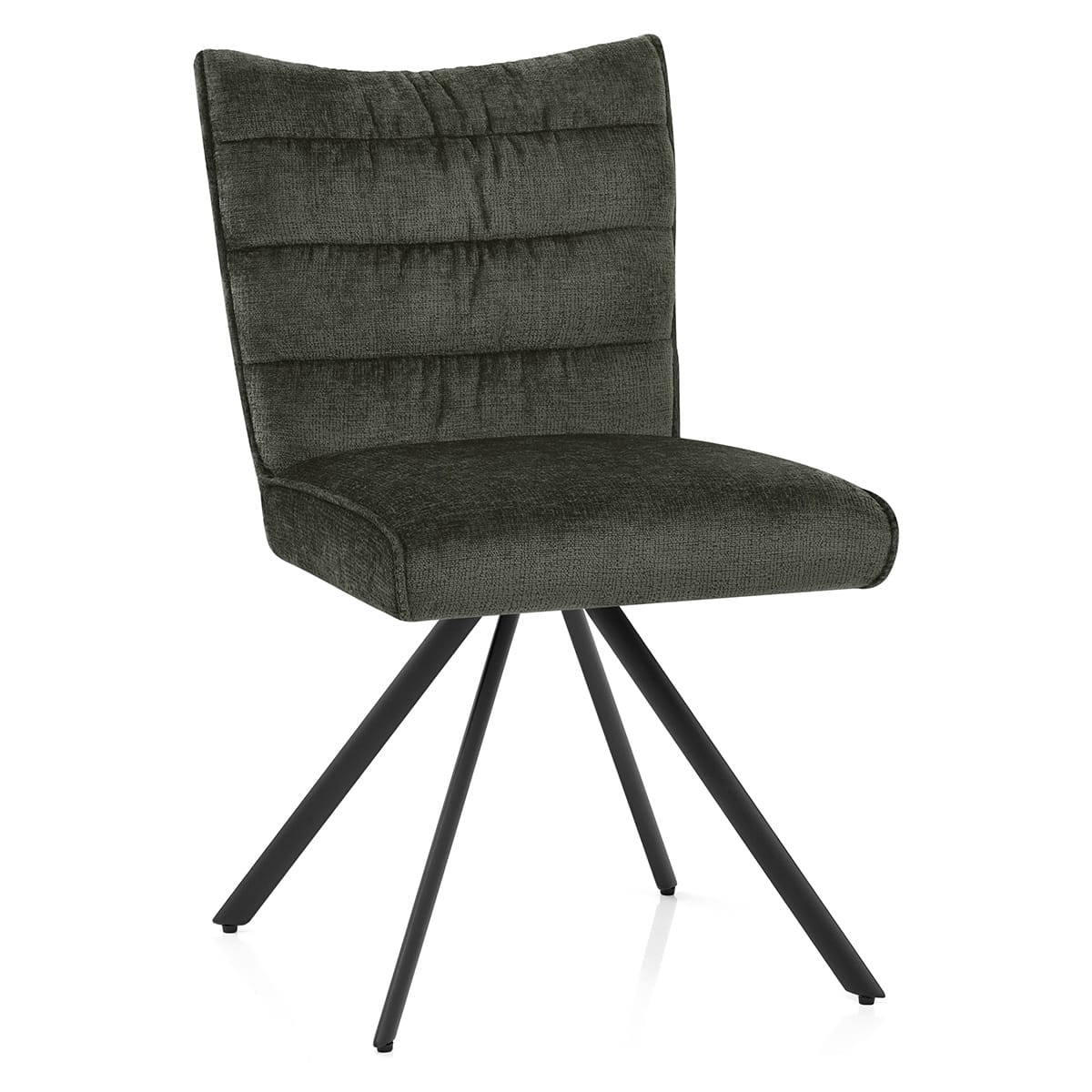 Forte Dining Chair Green Fabric