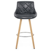 Fuse Wooden Stool Antique Midnight Blue