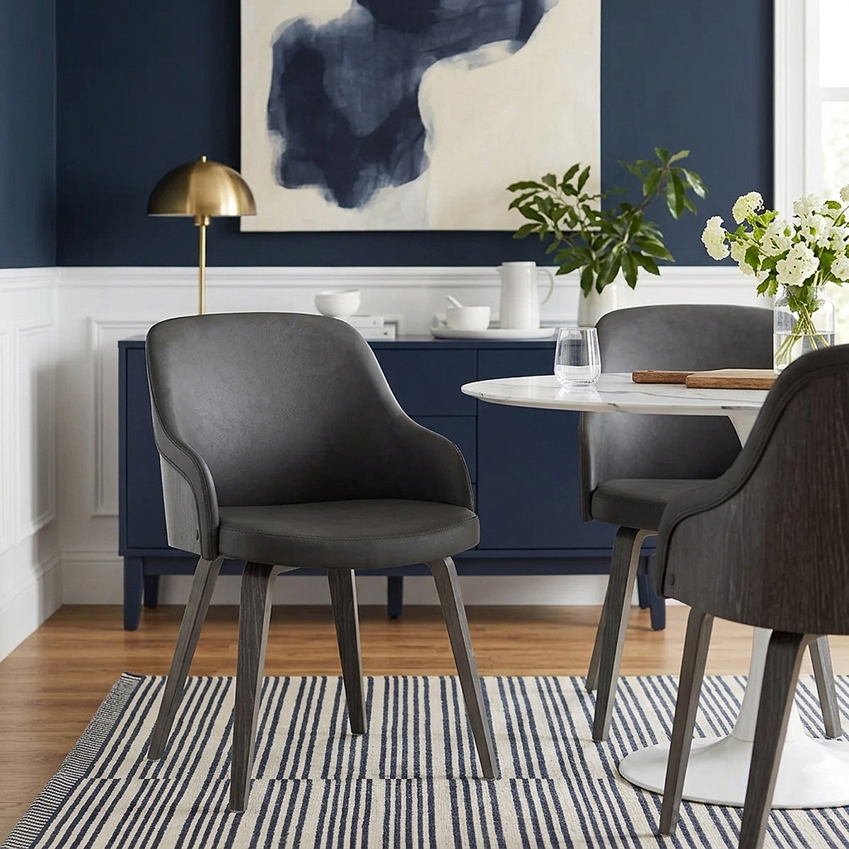 Fusion Wooden Chair Charcoal