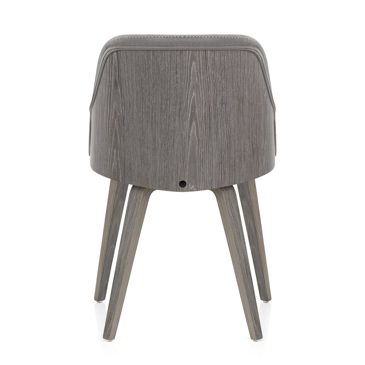 Fusion Wooden Chair Grey Velvet