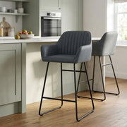 Gabrielle Bar Stool Antique Blue