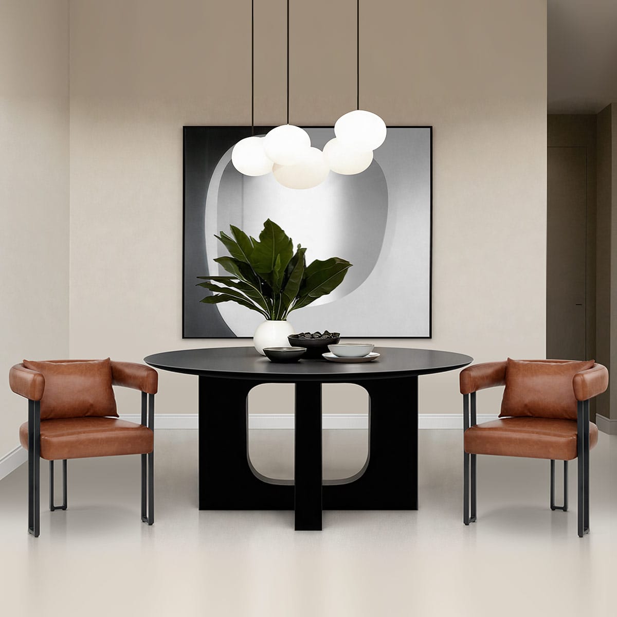 Gigi Chair & Cushion Antique Brown